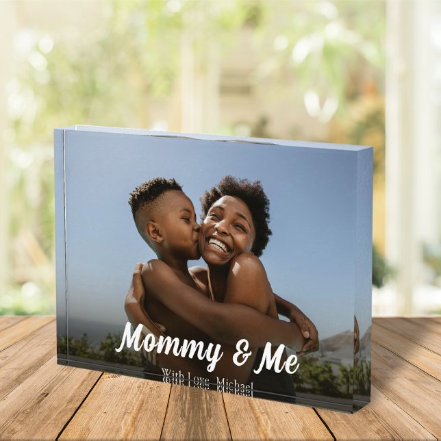 Familienangebot Mommy und Me Typografie Fotoblock (Von Creator hochgeladen)