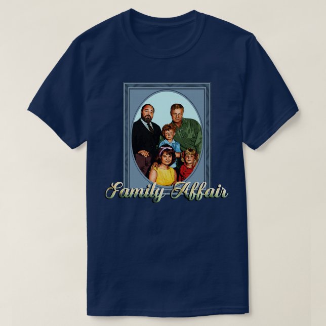 Familienangelegenheiten gerahmtes Foto T-Shirt (Design vorne)