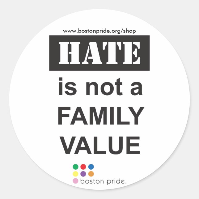 Familienaufkleber Klein Runder Aufkleber (Vorderseite)