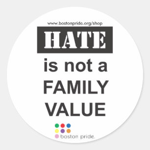 Familienaufkleber Klein Runder Aufkleber