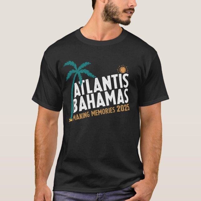 Familienausflug Atlantis Bahamas 2025 T-Shirt (Vorderseite)
