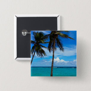 Familienausflug Beach Urlaub Guadeloupe Karibik Button