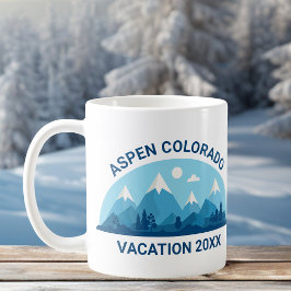 Familienausflug Custom Colorado Niedlicher Berg Kaffeetasse