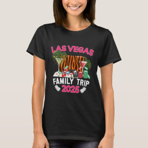 Familienausflug Las Vegas 2025 Familienurlaub Las  T-Shirt