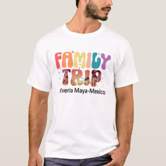 Familienausflug Riviera Maya Mexiko Familienurlaub T-Shirt