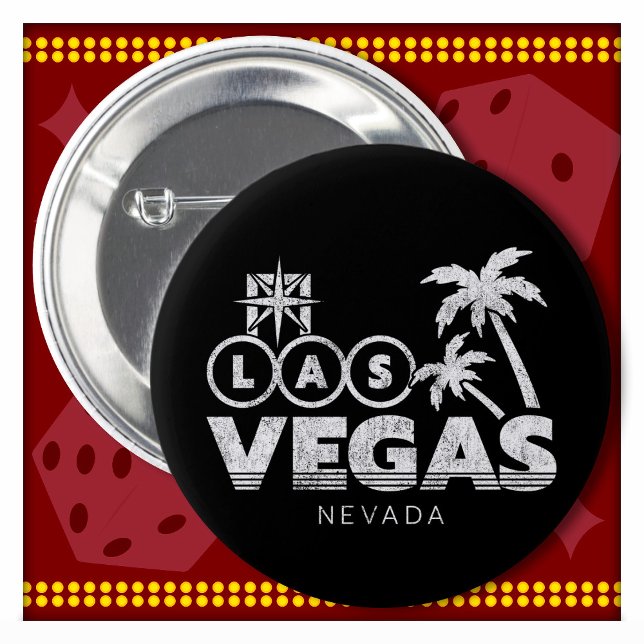 Familienausflug Souvenir Las Vegas Urlaub Button (Von Creator hochgeladen)