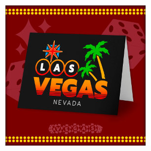 Familienausflug Souvenir Las Vegas Urlaub Karte
