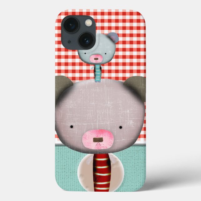 Familienbär Case-Mate iPhone Hülle (Rückseite)