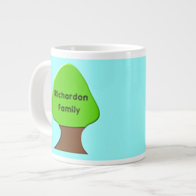 Familienbaum Anpassbare Tasse (Vorderseite Links)