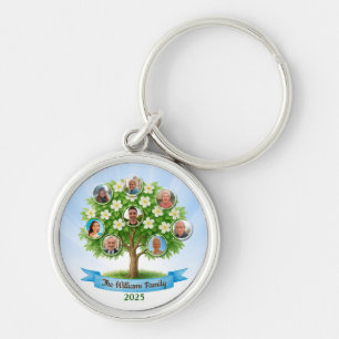 Familienbaum Foto Geschenke Eltern Wiedersehen Kul Schlüsselanhänger