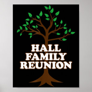 Familienbaum Hall Familientreffen Poster