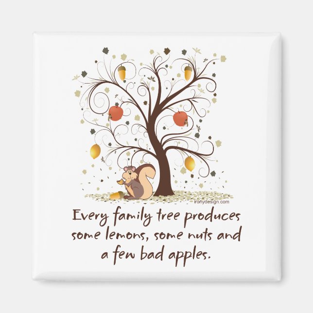 Familienbaum Magnet (Vorne)