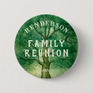Familienbaum Rustic Family Wiedersehen Button