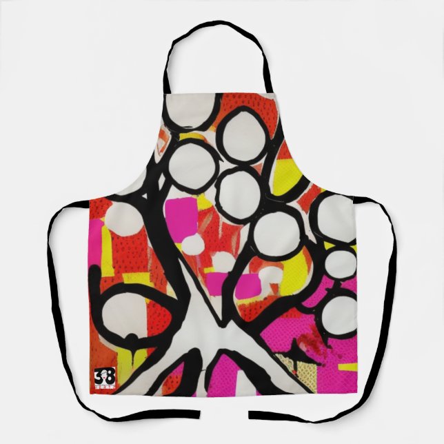 Familienbaum Schürze (Vorderseite)