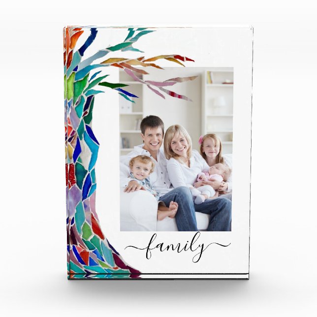 Familienbaumbild Fotoblock (Vorderseite)