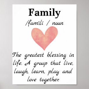 Familienbegriff  poster