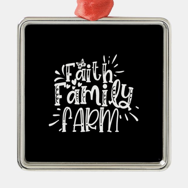 Familienbetrieb Ornament Aus Metall (Vorne)