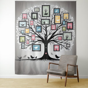 Familienbildbaum 02 wandteppich