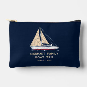 Familienbootstrip Nautical Swag Custom Zubehörtasche