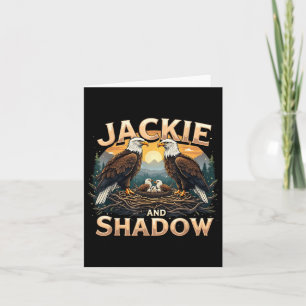 Familiendesign für Vintage Jackie und Shadow Bald Karte