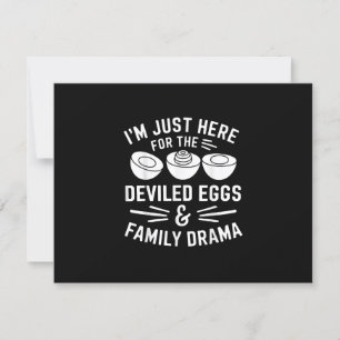 Familiendrama Funny Feinschmecker Geschenk an die RSVP Karte