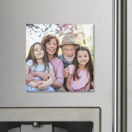 Familienerinnerungen Personalisiertes Großeltern-F Magnet