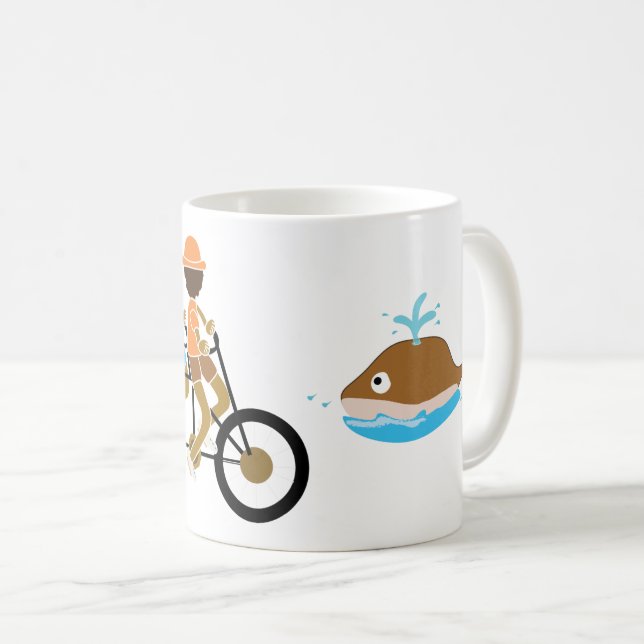 Familienfahrrad und Tasse (VorderseiteRechts)
