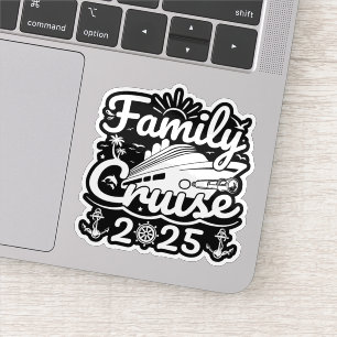 Familienfahrt 2025 Coole Familienreise Aufkleber