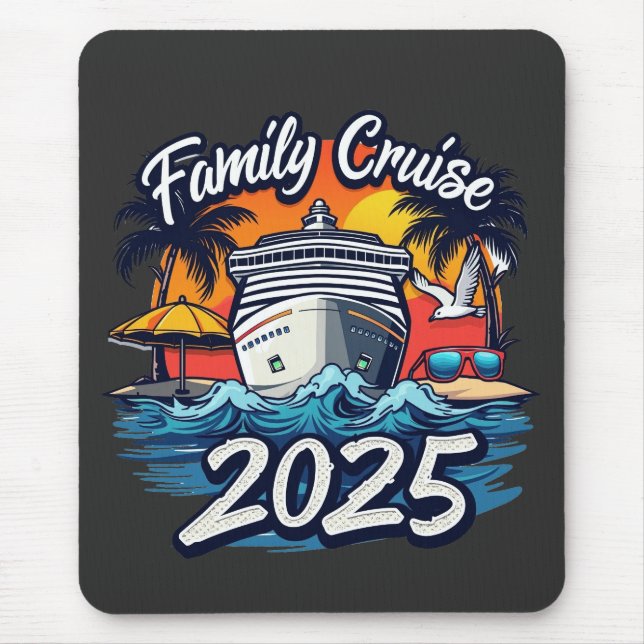 Familienfahrt 2025 Crew Matching Ship Mousepad (Vorne)