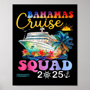 Familienfahrt Bahamas 2025 Sommerwetterwetter Poster