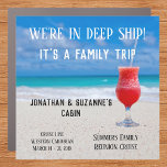 Familienfahrt Custom Beach Deep Schiff groß Auto Magnet<br><div class="desc">This design was created though digital art. It may be personalized in the area provide or customizing by choosing the click to customize further option and changing the name, initials or words. You may also change the text color and style or delete the text for an image only design. Kontakt...</div>