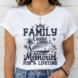 Familienfahrt Erinnerungen Urlaub Platz Cool mache T-Shirt