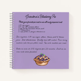 Familienfavorit-Rezept-Notebook Notizbuch