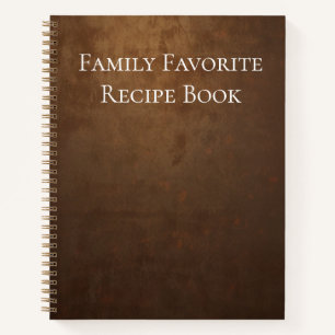 Familienfavorit Rezept Notizbuch