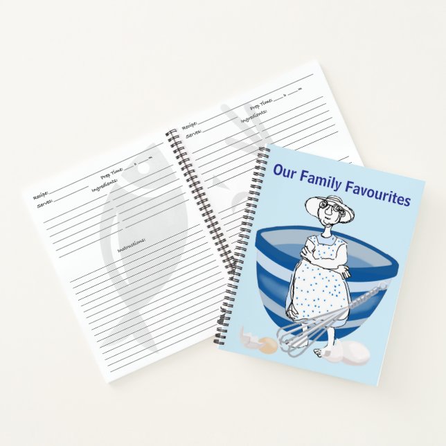 Familienfavoriten Rezepte Notizbuch (Innenseite)