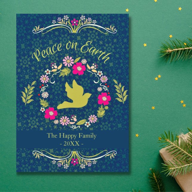 Familienfeier Vintager Frieden Weihnachten (Von Creator hochgeladen)