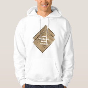 Familienfeier Wiedersehen Brown Woodgrain Outdoor Hoodie