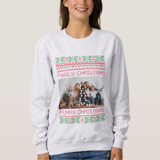 Familienfeiern , niedliches Foto Sweatshirt