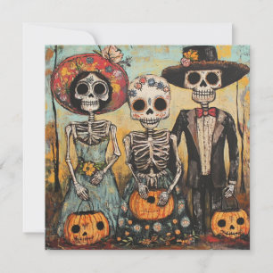 Familienfeiertag Dia de los Muertos Einladung