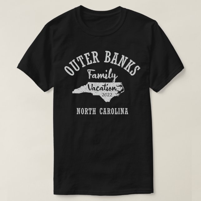 FAMILIENFERIEN 2022 OBX FAMILY VACATI T-Shirt (Design vorne)