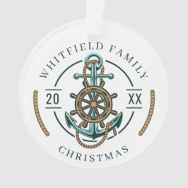 Familienferien Nautic Keepake Weihnachten Ornament
