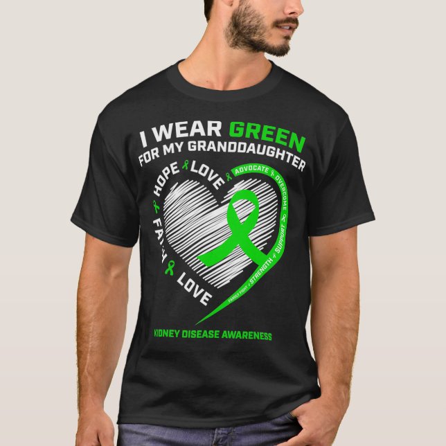 Familienfighter Geschenke Großtochter Kidney T-Shirt (Vorderseite)