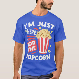 Familienfilm verfolgen Nachts Popcorn Liebhaber T-Shirt