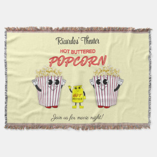 Familienfilmtheater mit heißer Butterblüte Decke