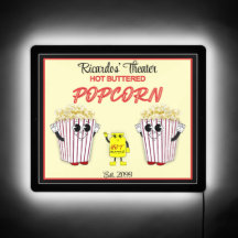 Familienfilmtheater mit Hot Buttered Popcorn LED