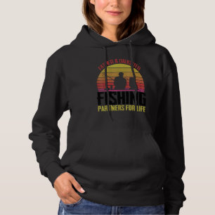 Familienfischer, Vater und Tochterfischer Hoodie