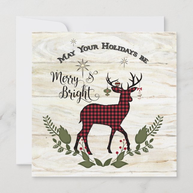 Familienfoto Collage Bauernhof Weihnachtsbad Feiertagskarte (Vorderseite)