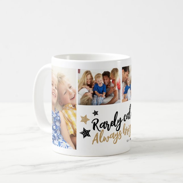 Familienfoto Collage Calm Bright Kaffeetasse (Vorderseite Links)