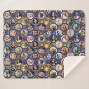 Familienfoto Collage Dark Quilt Look 28 Bilder Sherpadecke