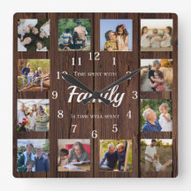 Familienfoto-Collage Großeltern-Geschenk